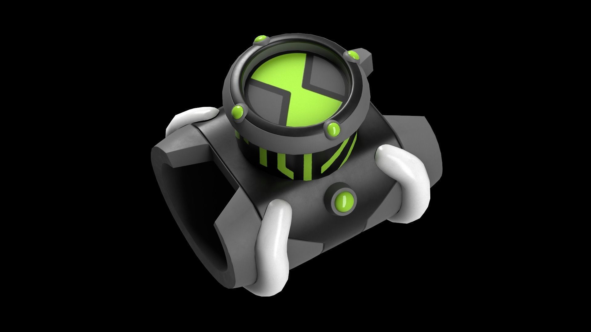 BEN 10 Omnitrix Low-poly 3D model_2