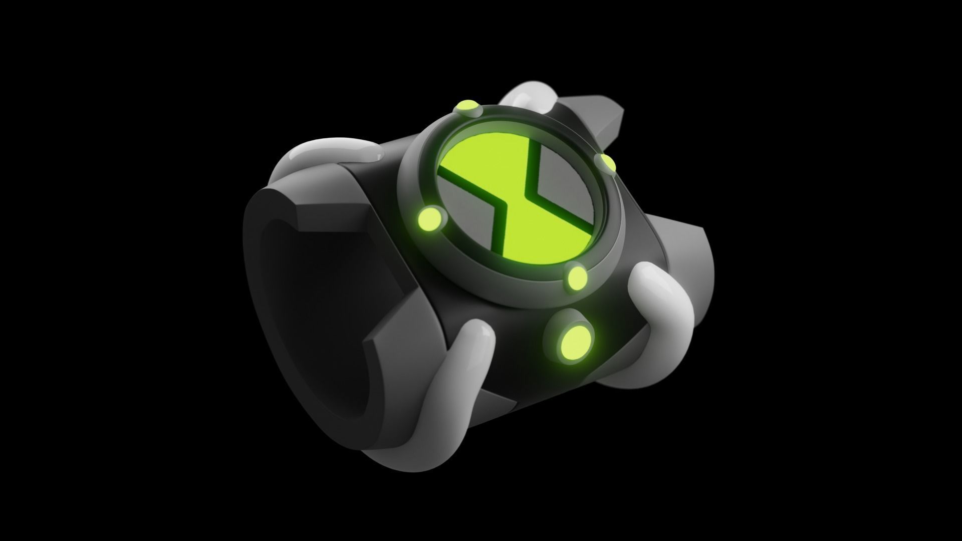 BEN 10 Omnitrix Low-poly 3D model_4