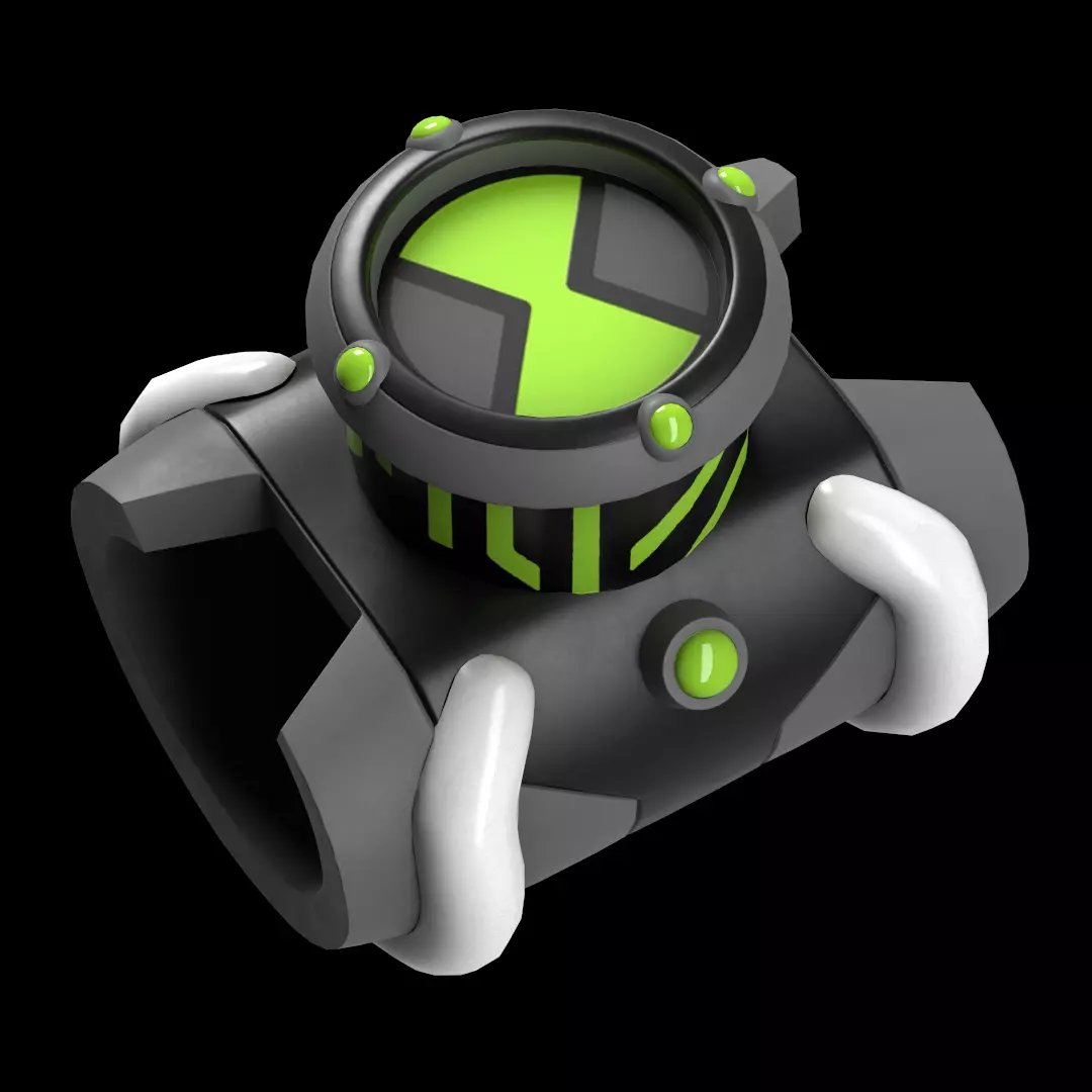 BEN 10 Omnitrix Low-poly 3D model_0