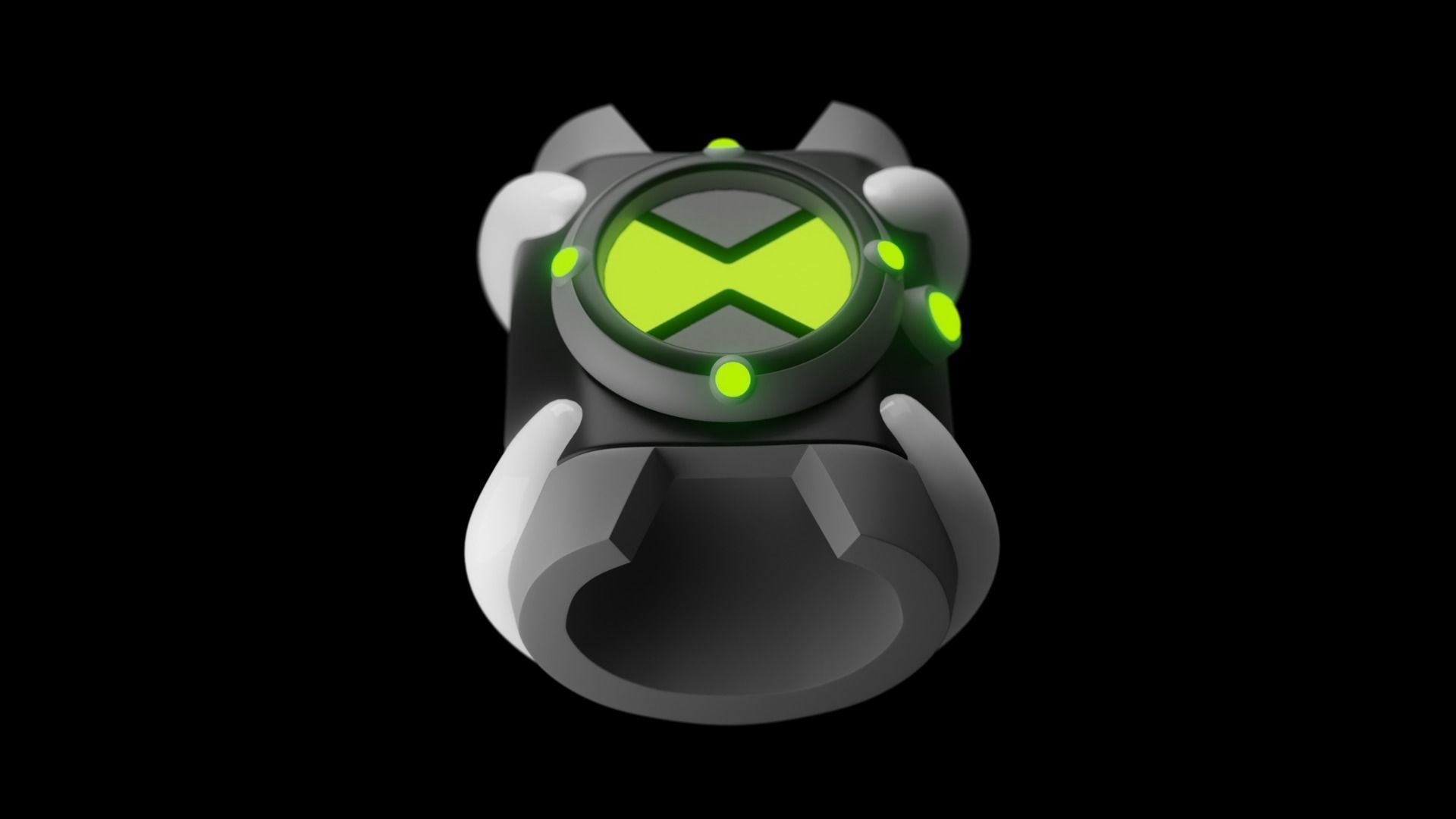 BEN 10 Omnitrix Low-poly 3D model_5
