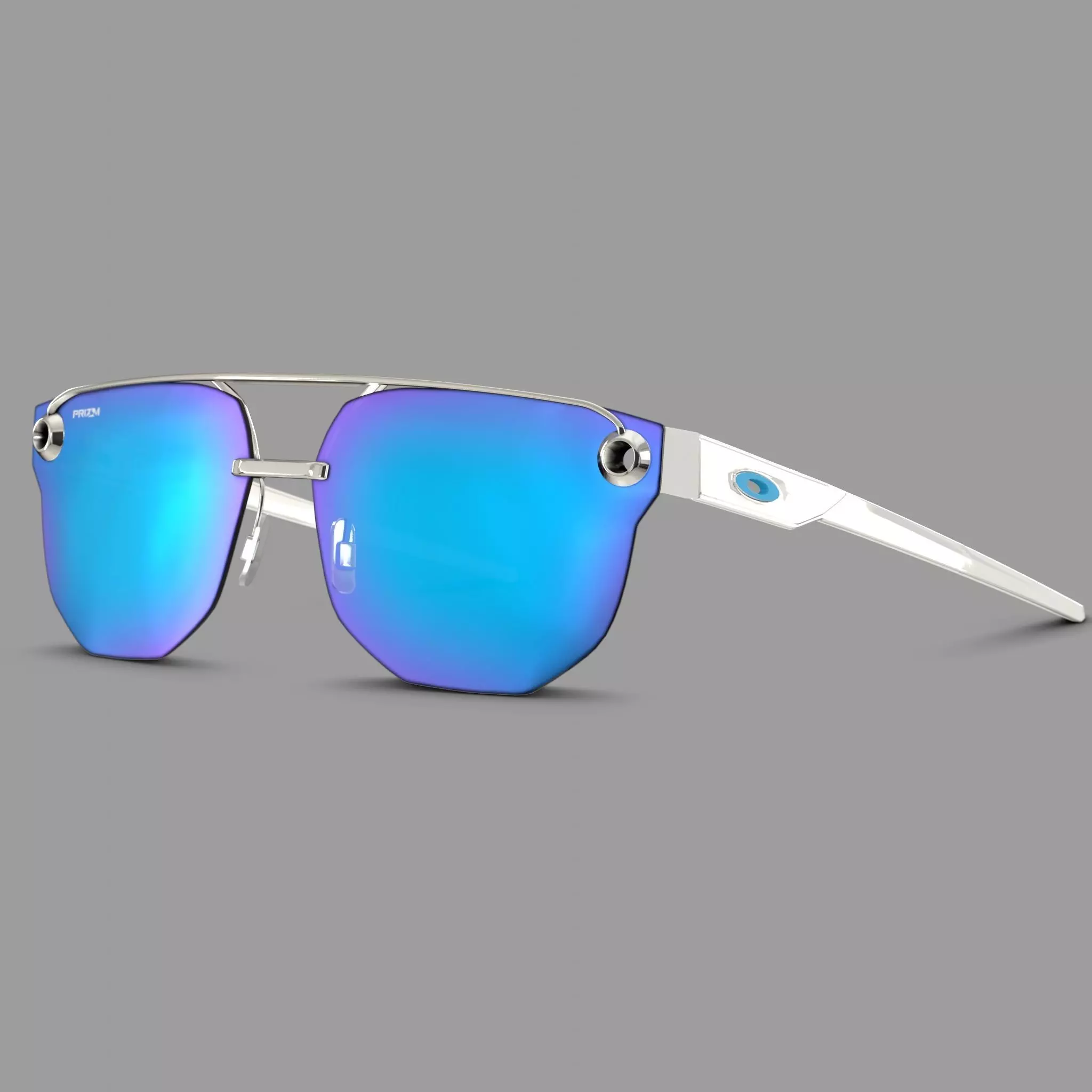 Oakley Chrystl - Prizm Sapphire OO4136 Sport Glasses Low-poly 3D model_0