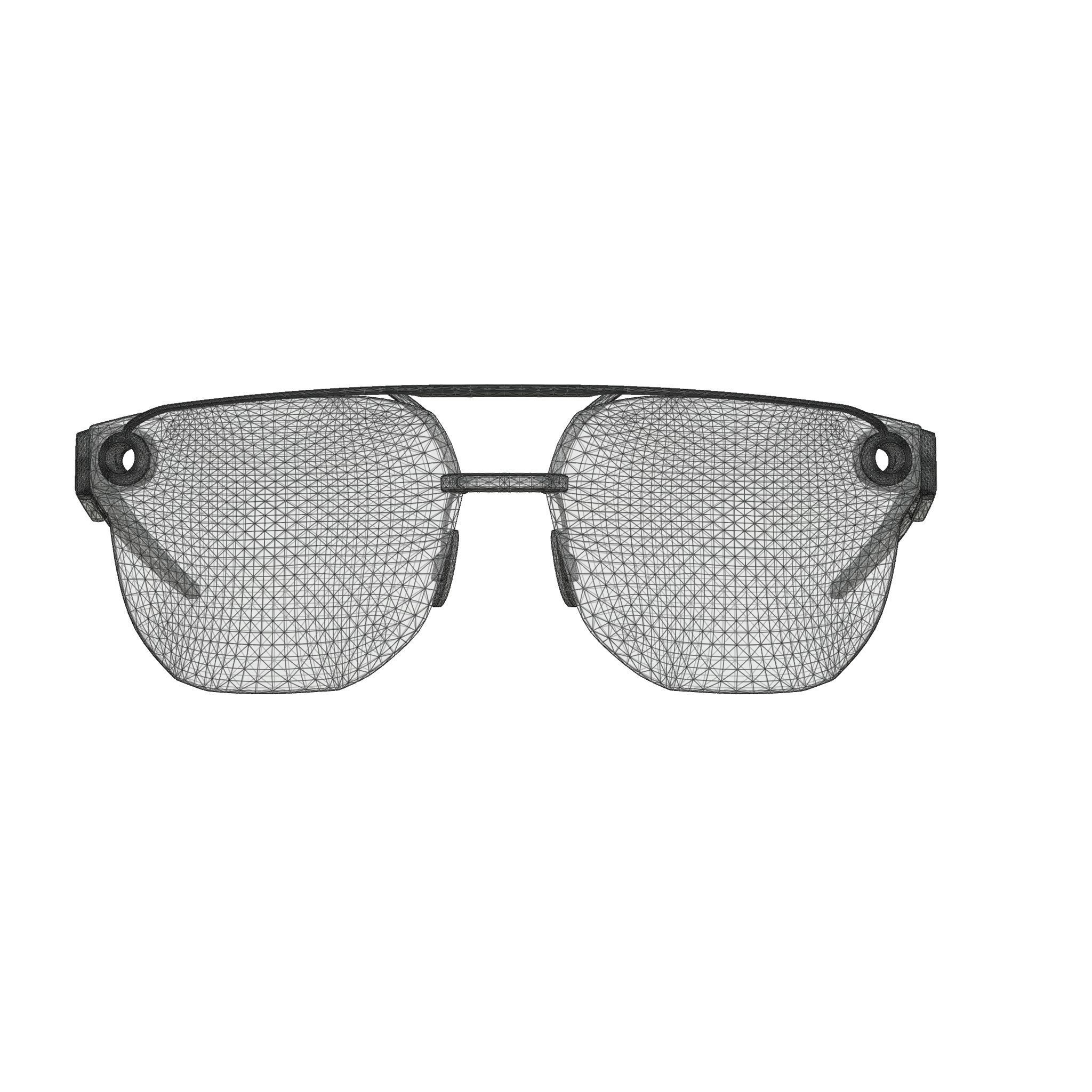 Oakley Chrystl - Prizm Grey Sport glasses Low-poly 3D model_7