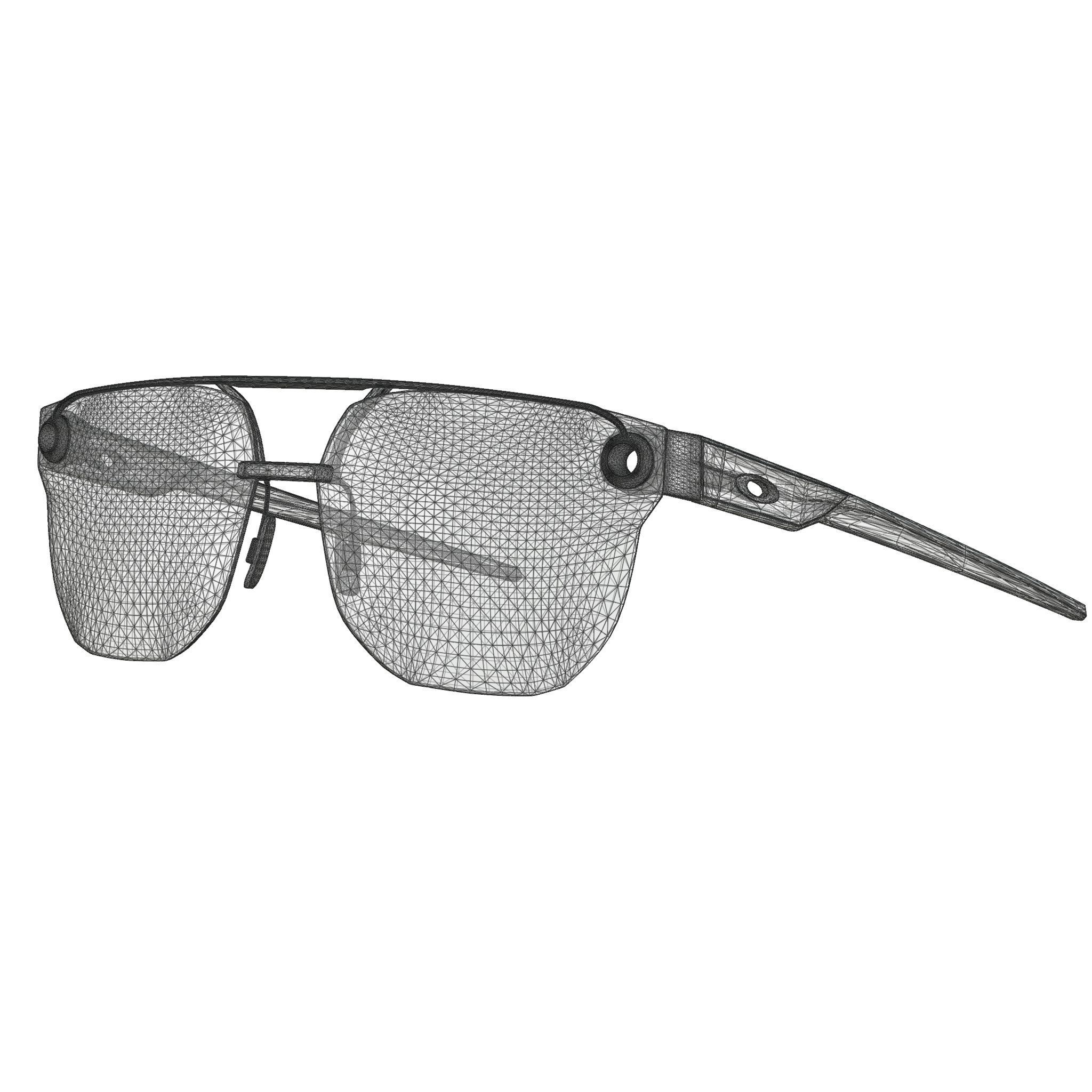 Oakley Chrystl - Prizm Grey Sport glasses Low-poly 3D model_5