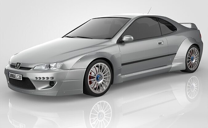Peugeot 406 Coupe Rocket Bunny 3D model
