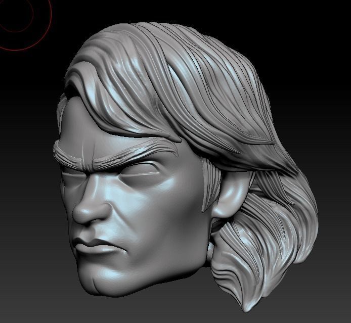 Anakin Long Hair Skywalker clonewars 3D print model_3