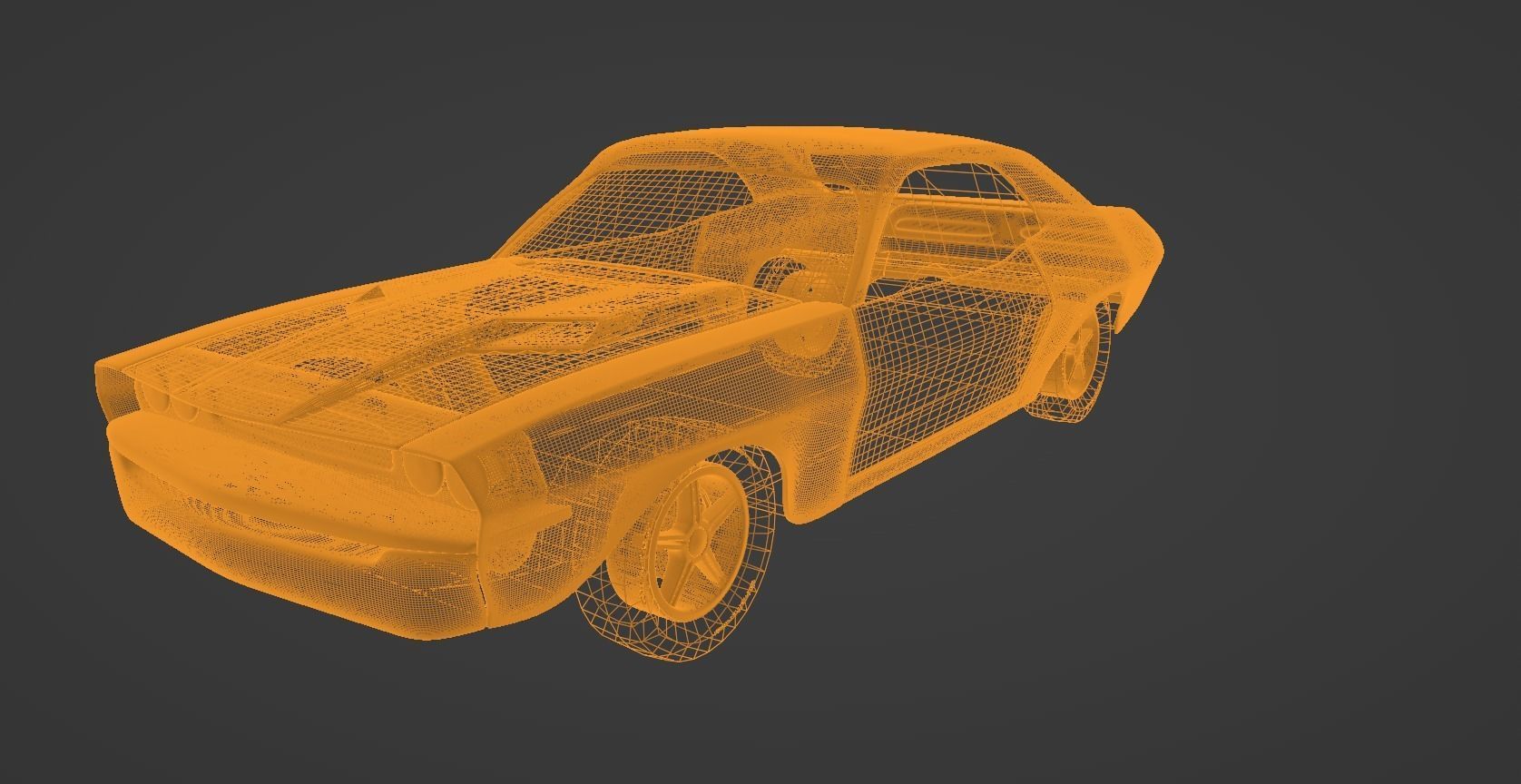 Dodge Challenger 3D model_1