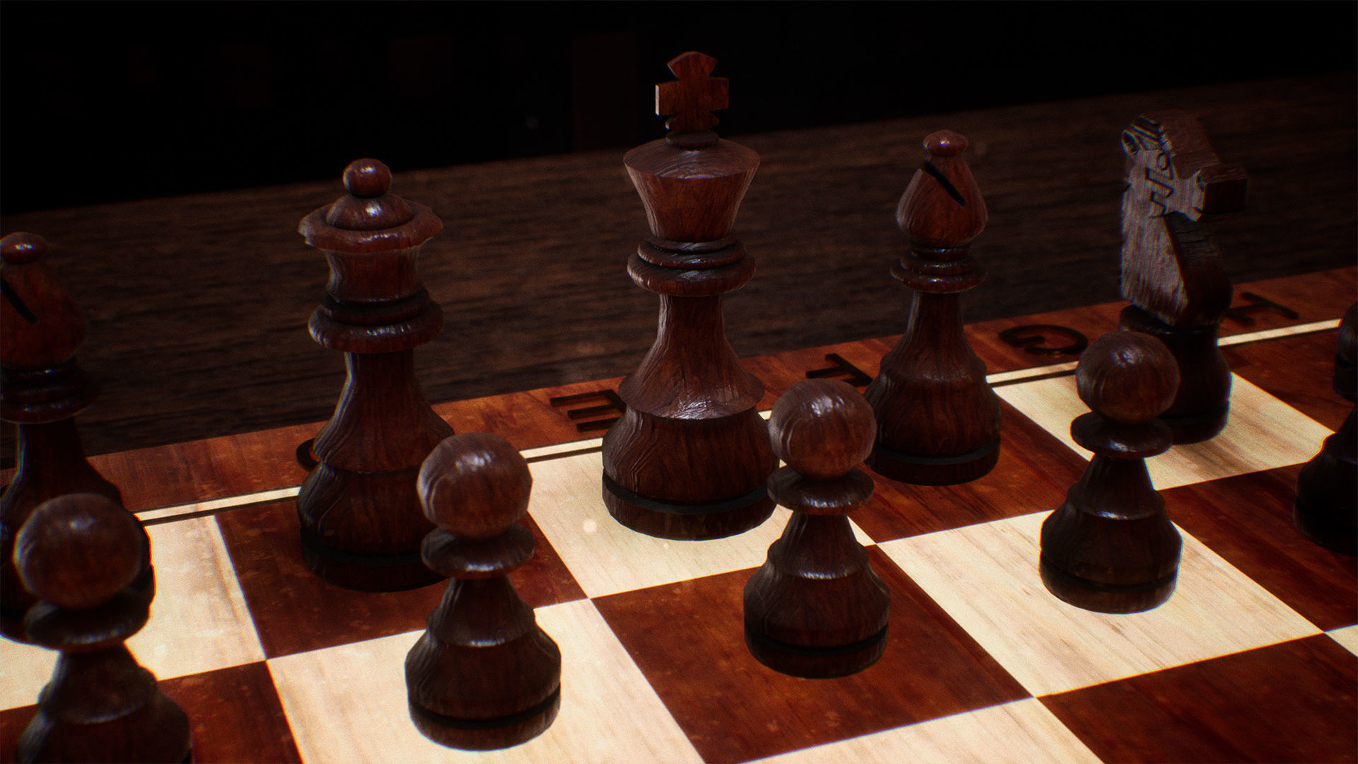 Chessboard  23 Assets Low-poly 3D model_6