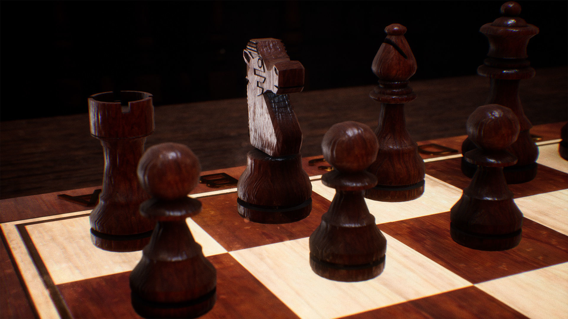 Chessboard  23 Assets Low-poly 3D model_5