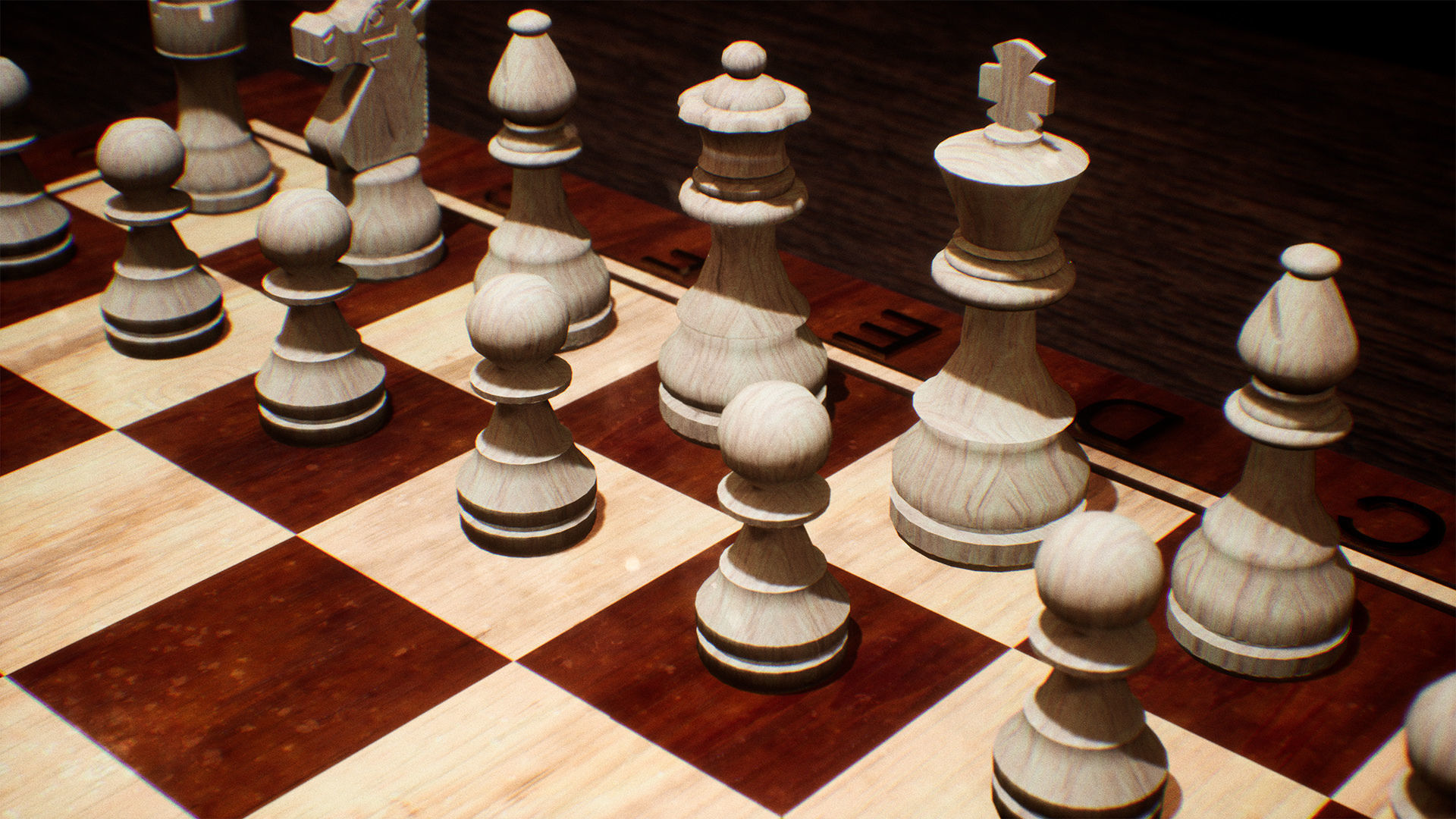 Chessboard  23 Assets Low-poly 3D model_9