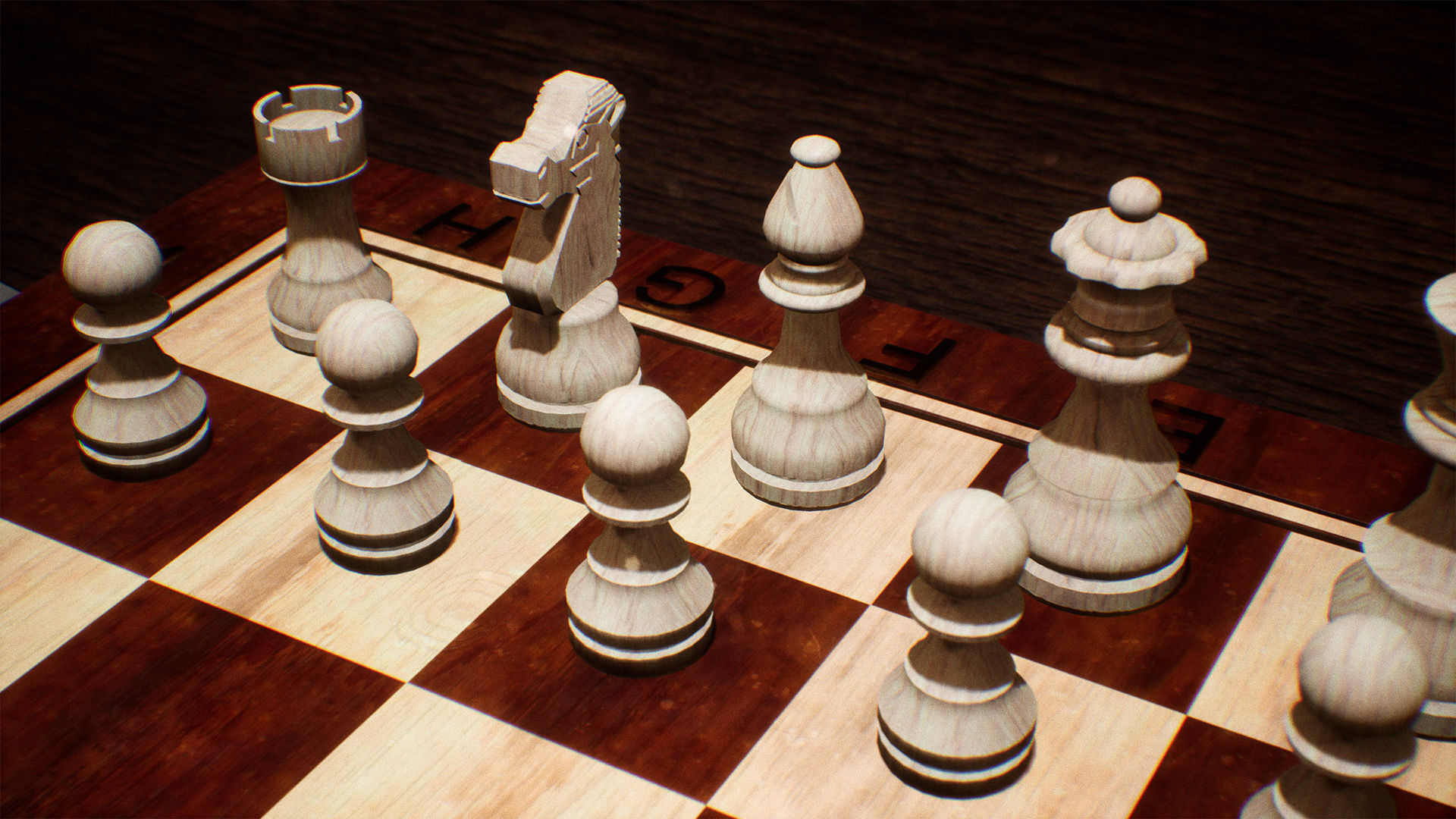 Chessboard  23 Assets Low-poly 3D model_8