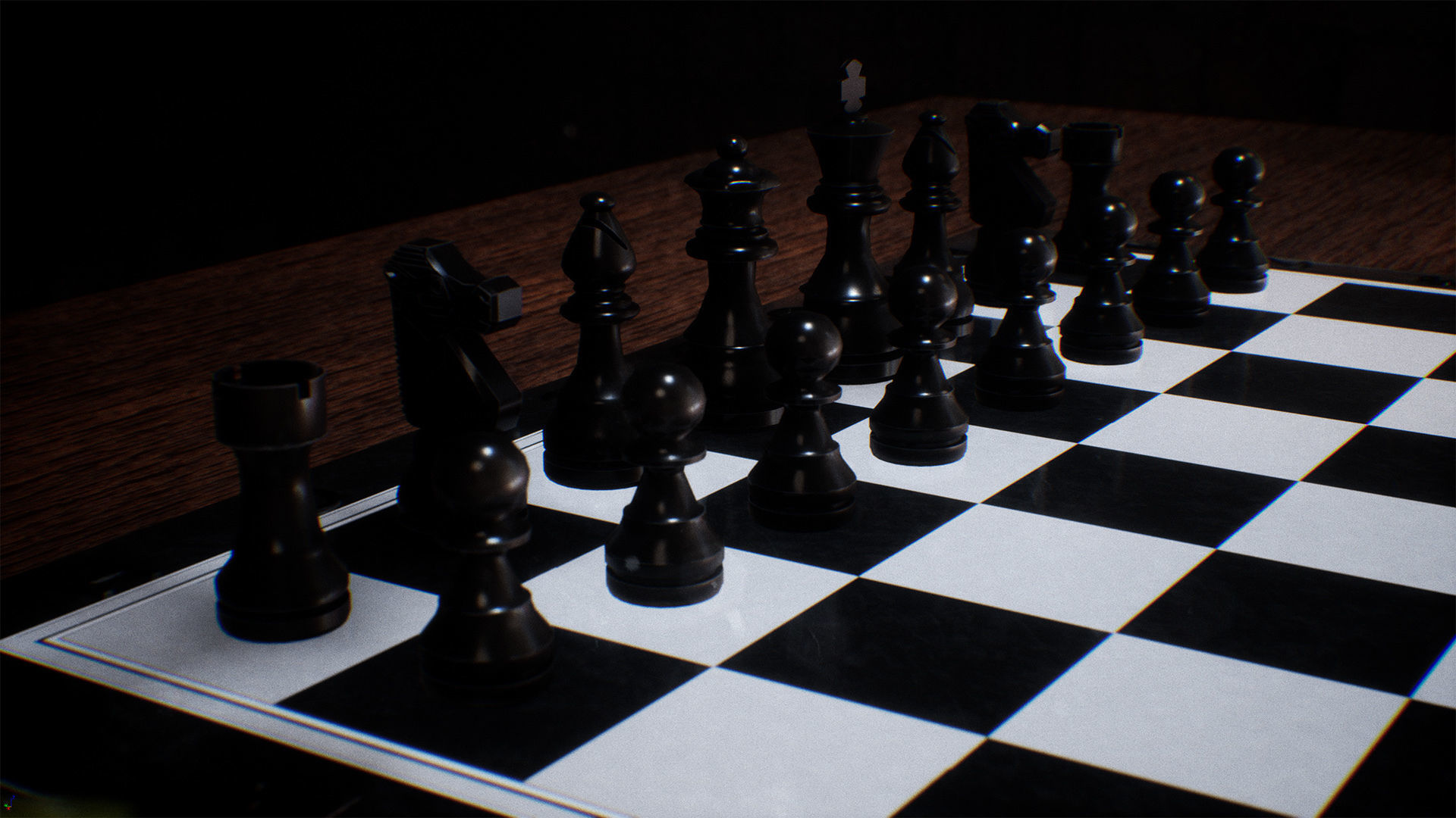 Chessboard  23 Assets Low-poly 3D model_3