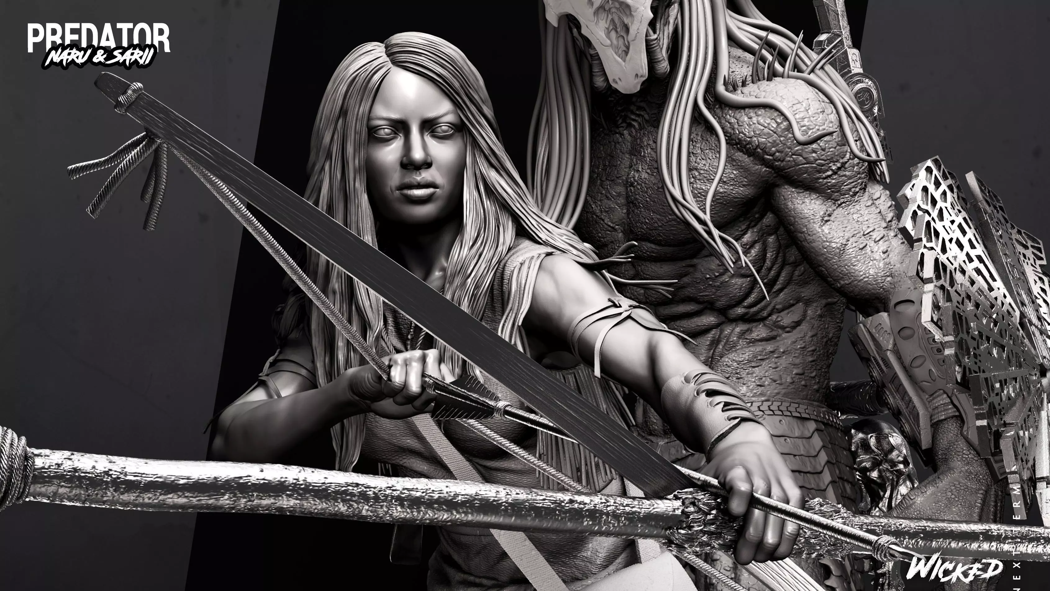 Wicked Movies Naru Sculpture ready for 3d printing 3D print model_0