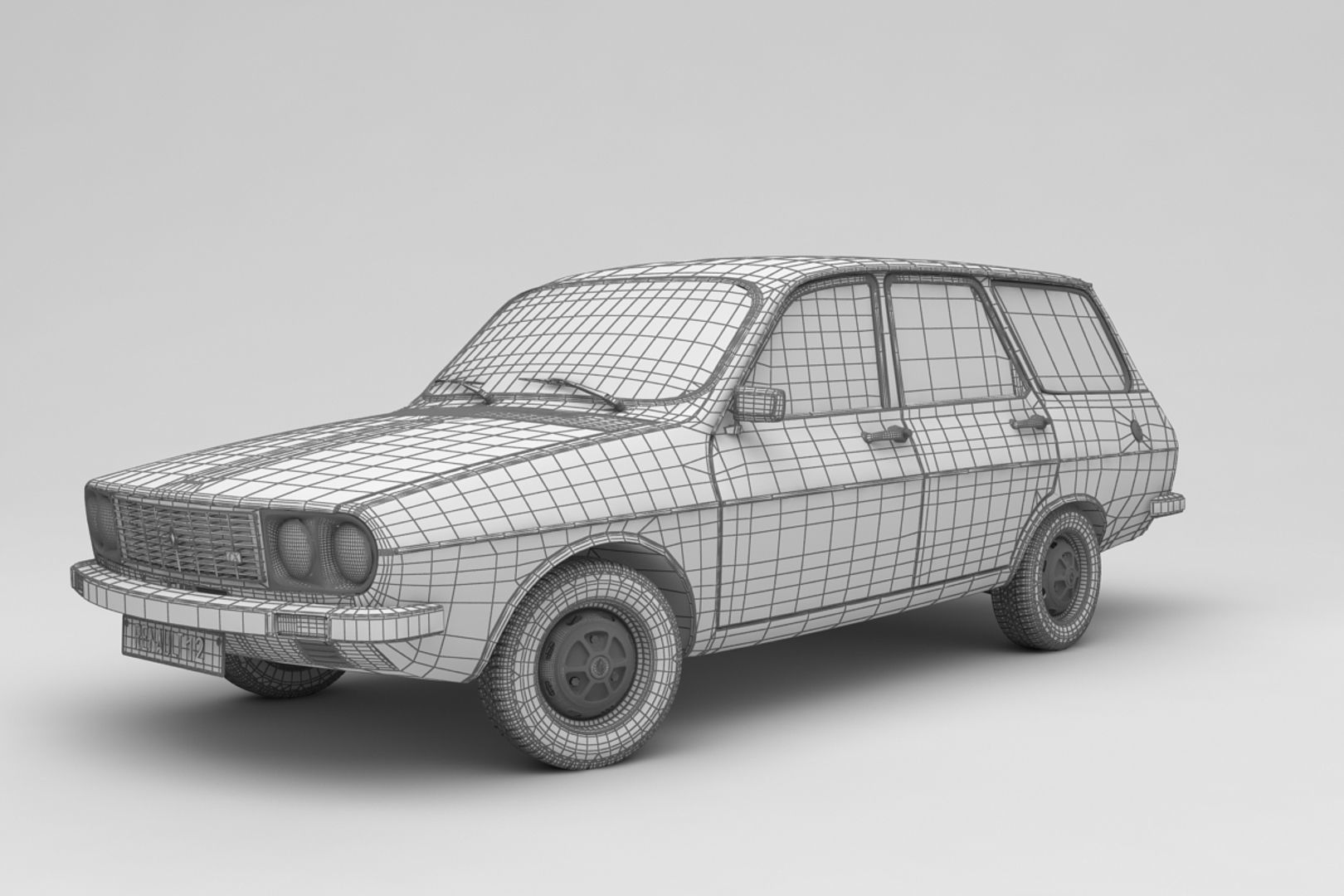 Renault 12 TSW 3D model_11