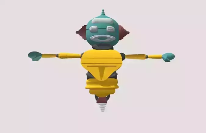 ROBOT 3d SET for GAME ANIMATING MODElING 3D model