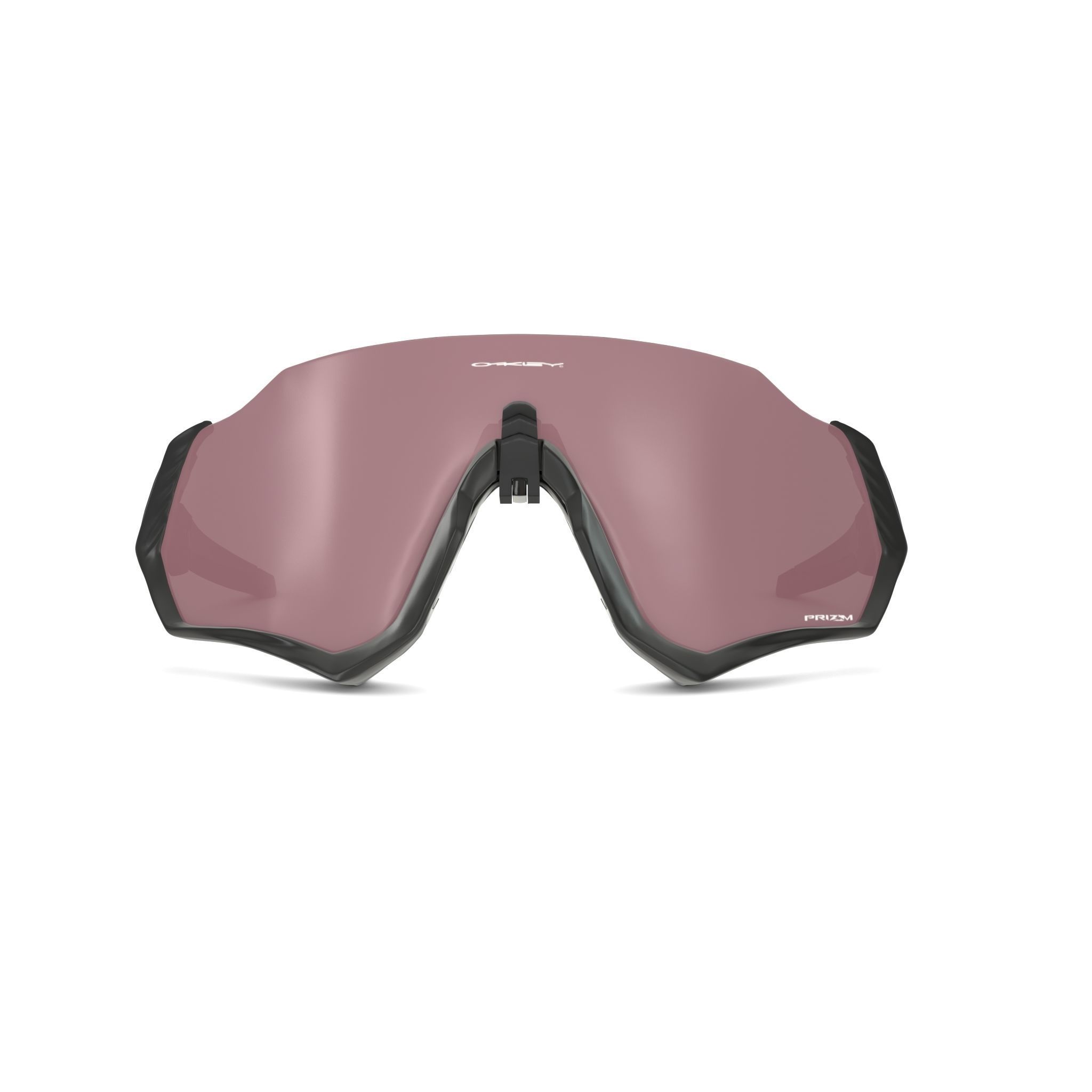 Oakley Flight Jacket - Prizm Road Black Sport glasses  Low-poly 3D model_2