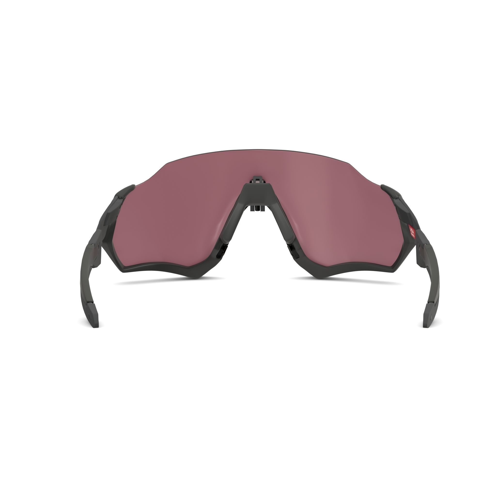Oakley Flight Jacket - Prizm Road Black Sport glasses  Low-poly 3D model_1