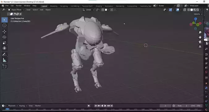 DVa robot 3D print model