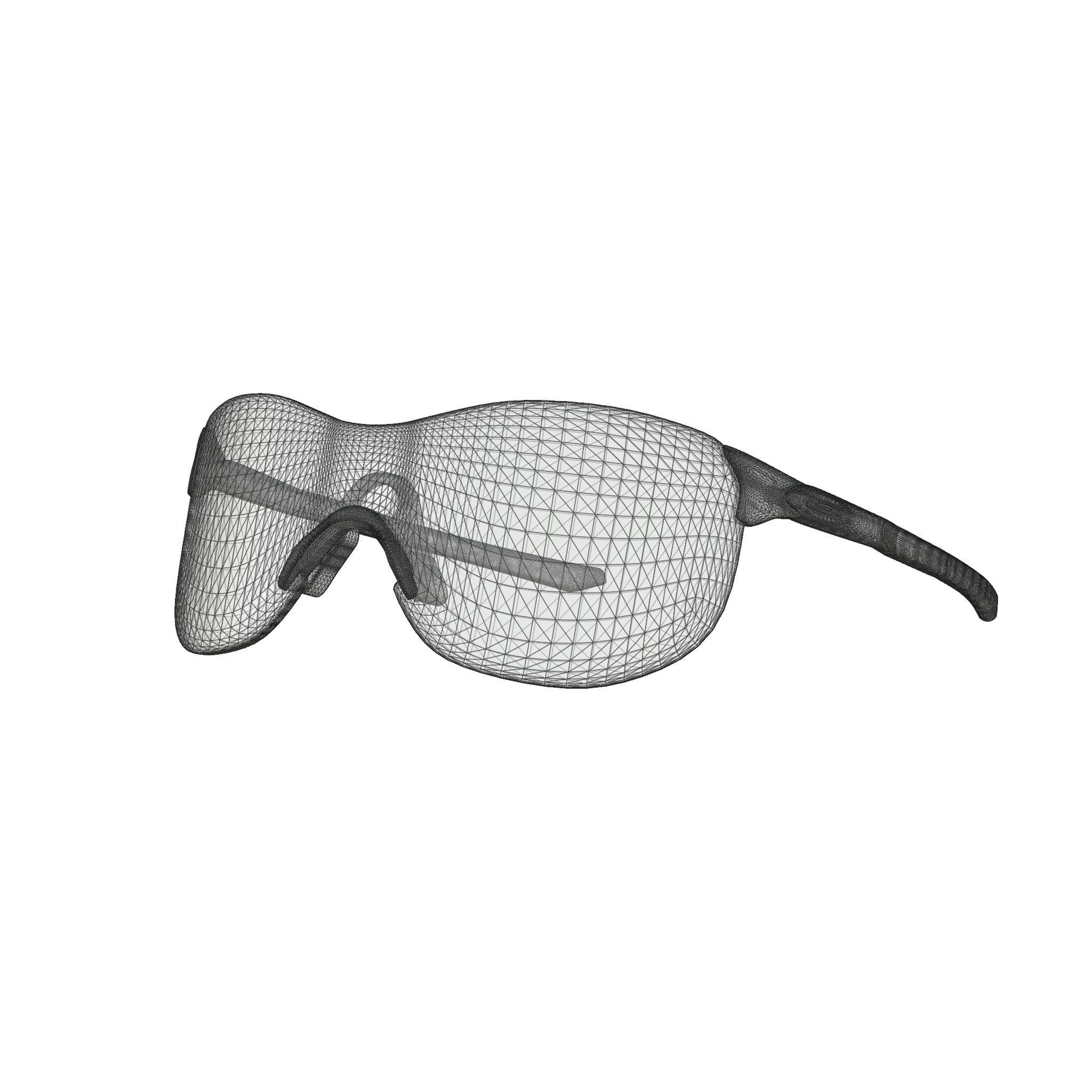 Oakley EVZero Ascend Prizm Dark Golf Sport glasses  Low-poly 3D model_5