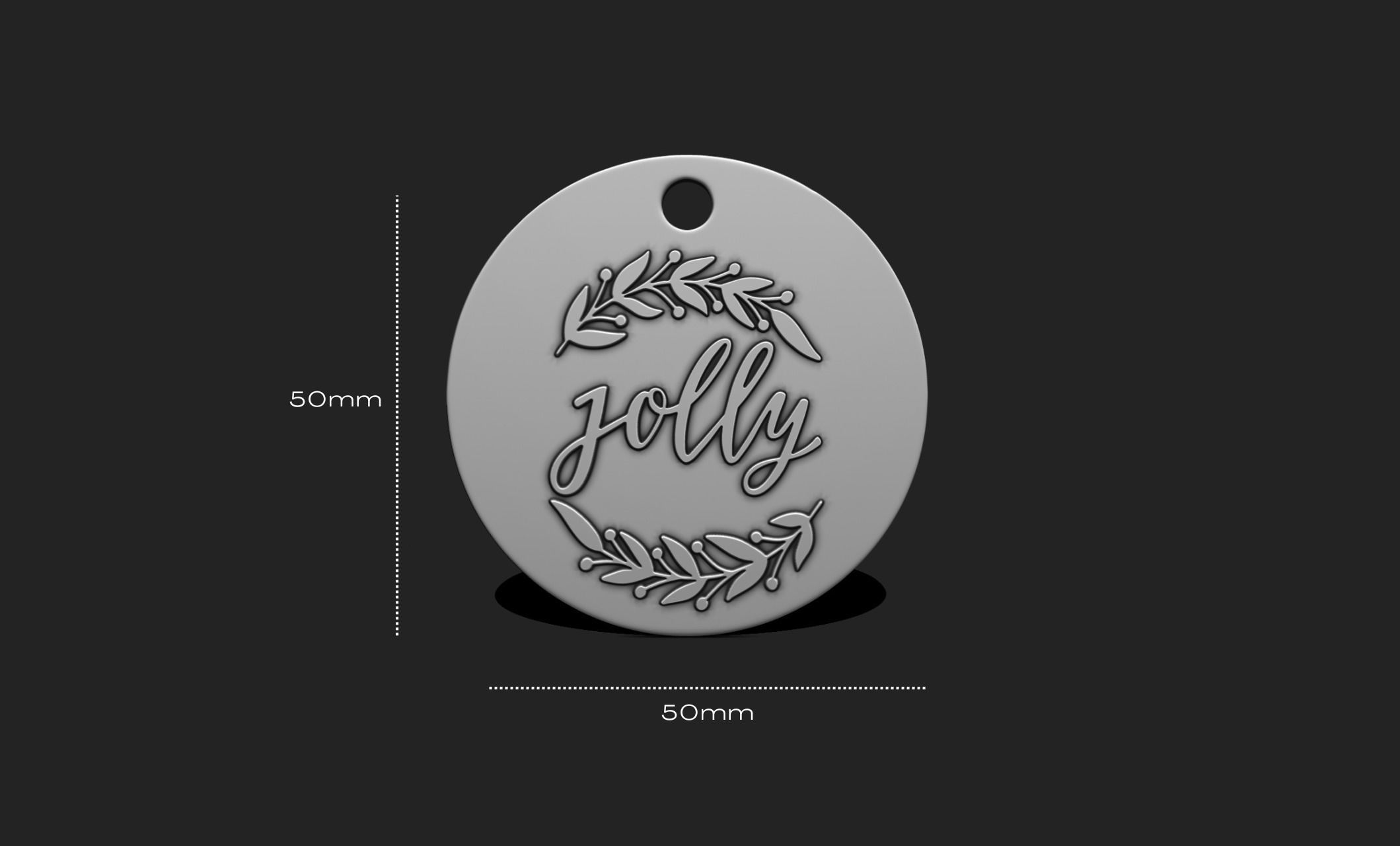 Christmas Ornament - Pendant -  Christmas Tree  - Decor - 06 3D print model_1