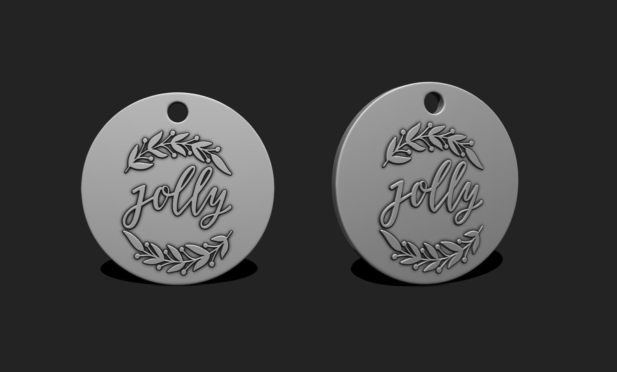 Christmas Ornament - Pendant -  Christmas Tree  - Decor - 06 3D print model_7