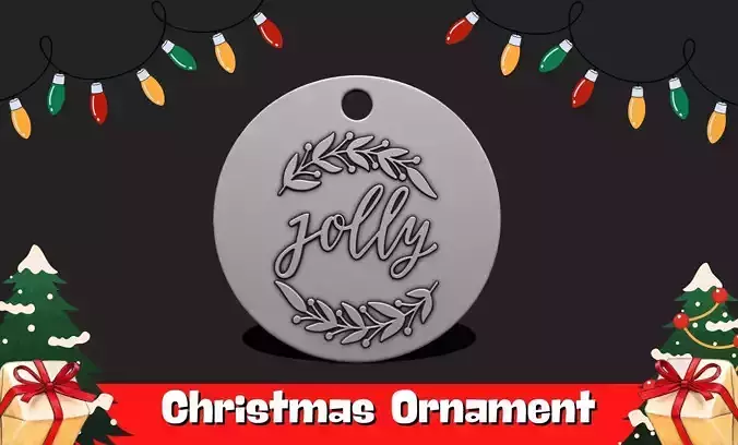 Christmas Ornament - Pendant -  Christmas Tree  - Decor - 06 3D print model