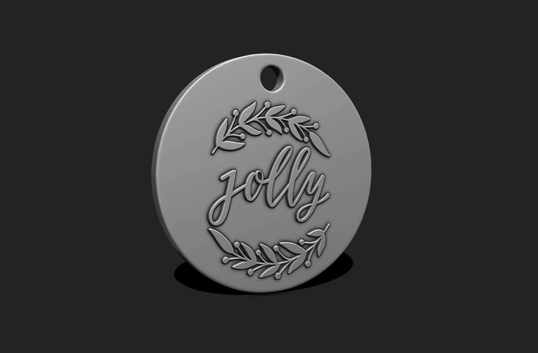 Christmas Ornament - Pendant -  Christmas Tree  - Decor - 06 3D print model_3