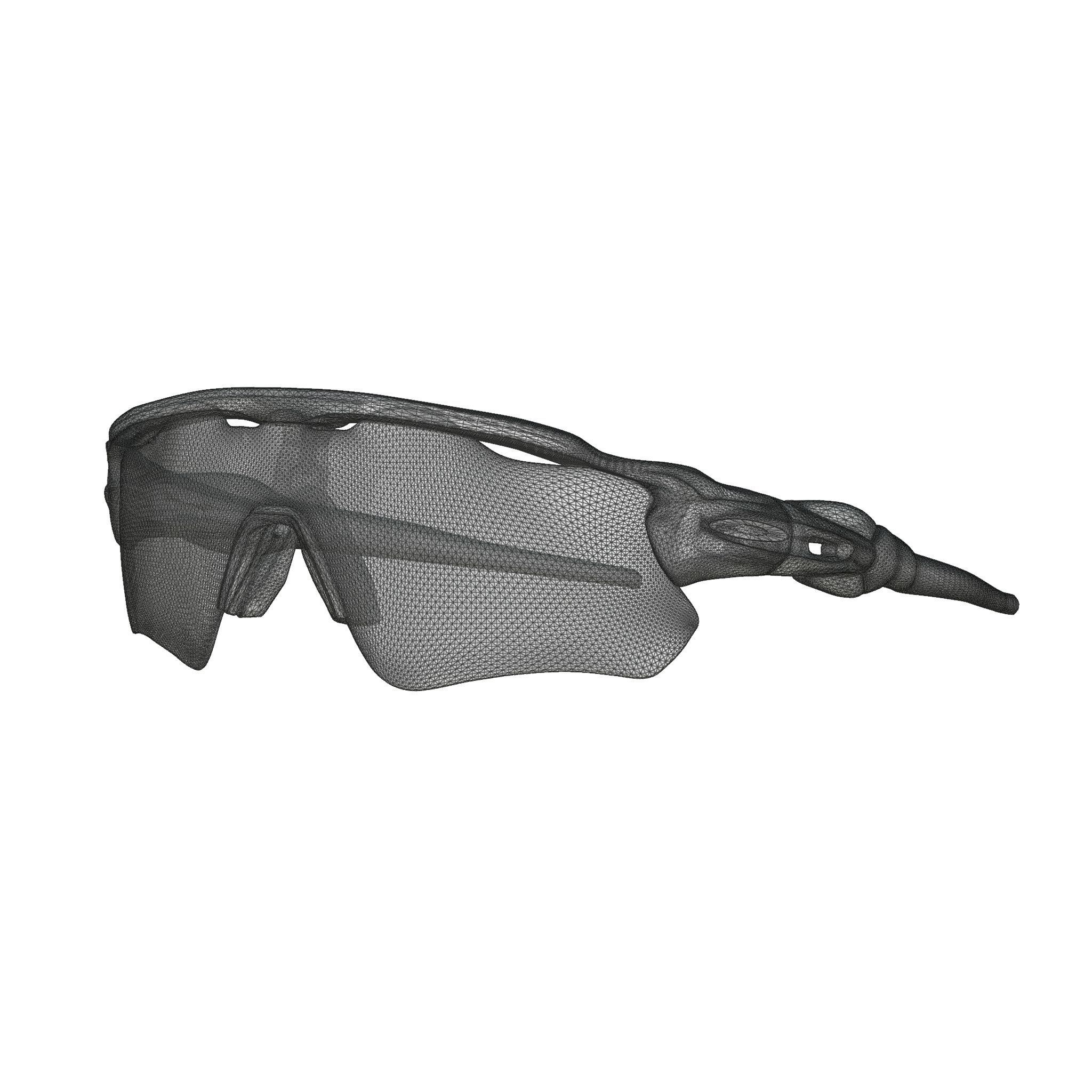 Oakley Radar EV Path Prizm Snow Collection Sport Glasses Low-poly 3D model_5