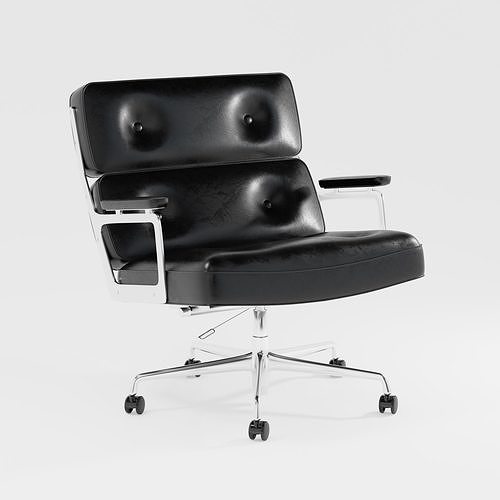 Armchair C8 Low-poly 3D model