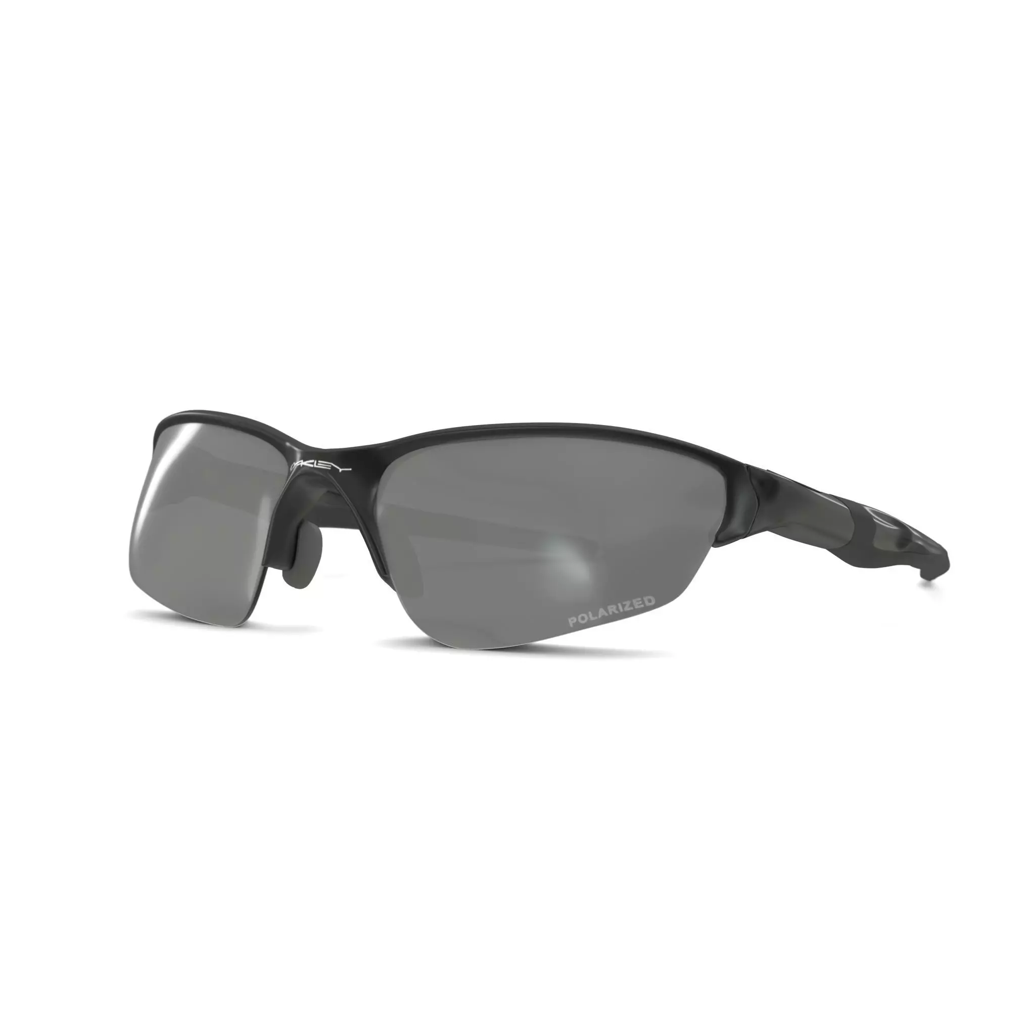 Oakley Half Jacket 2 Black Iridium Polarized Sport glasses Low-poly 3D model
