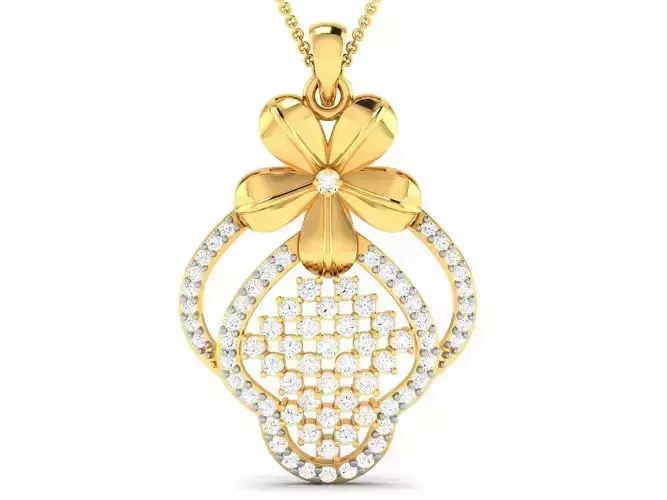Women Pendant 3D print model