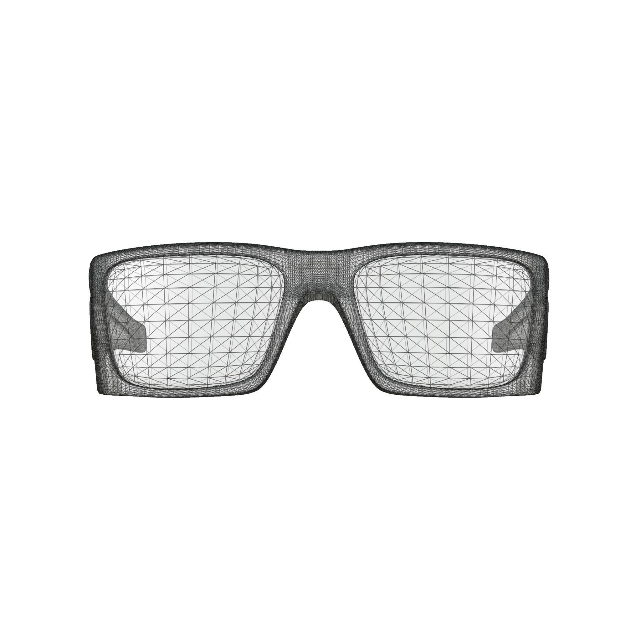 Oakley Fuel Cell  Prizm Sapphire Sport glasses  Low-poly 3D model_7
