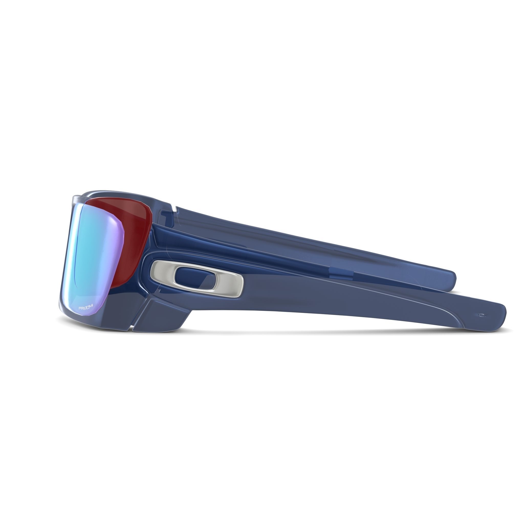 Oakley Fuel Cell  Prizm Sapphire Sport glasses  Low-poly 3D model_3