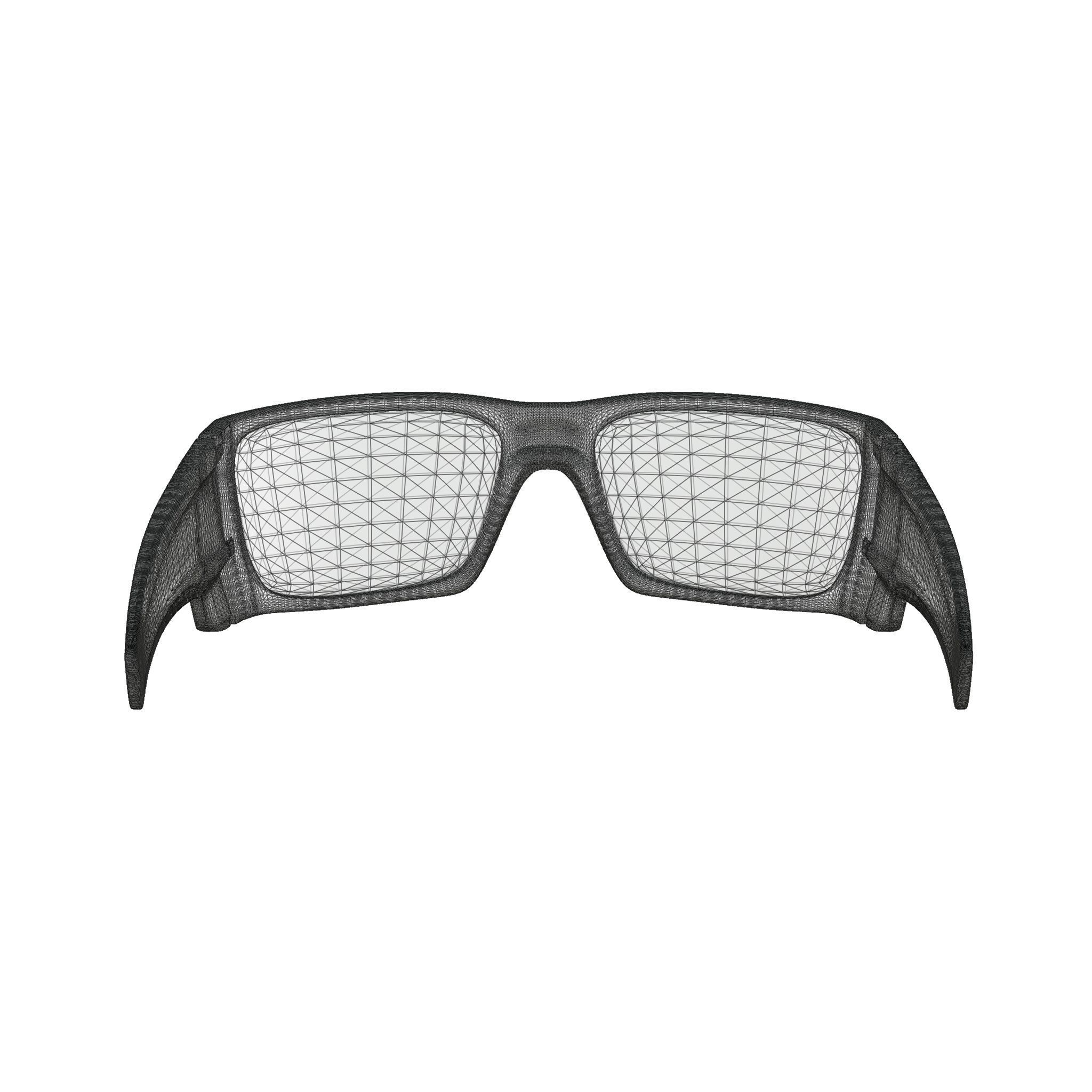 Oakley Fuel Cell  Prizm Sapphire Sport glasses  Low-poly 3D model_6