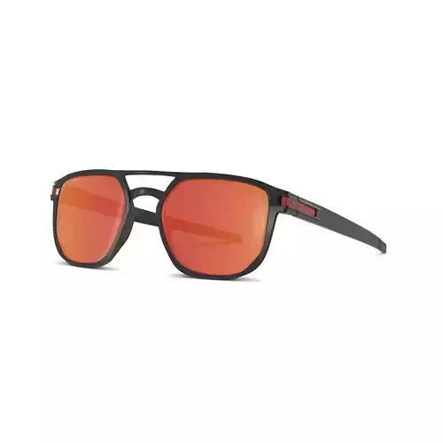 Oakley Latch Beta  Prizm Ruby Sport glasses Low-poly 3D model
