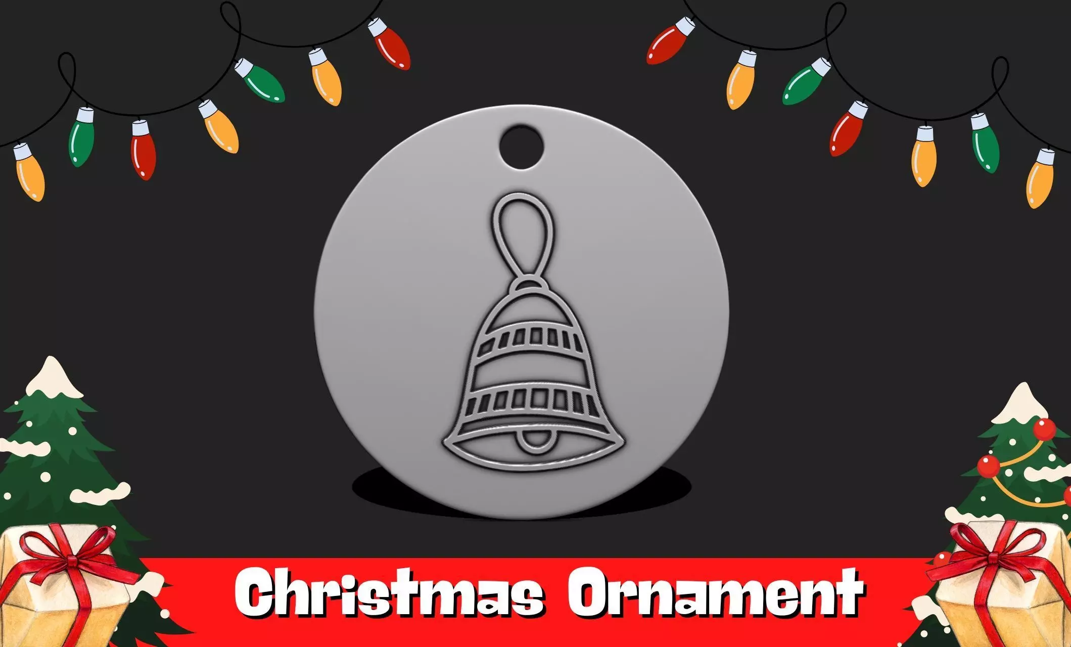 Christmas Ornament - Pendant -  Christmas Tree  - Decor - 09 3D print model_0
