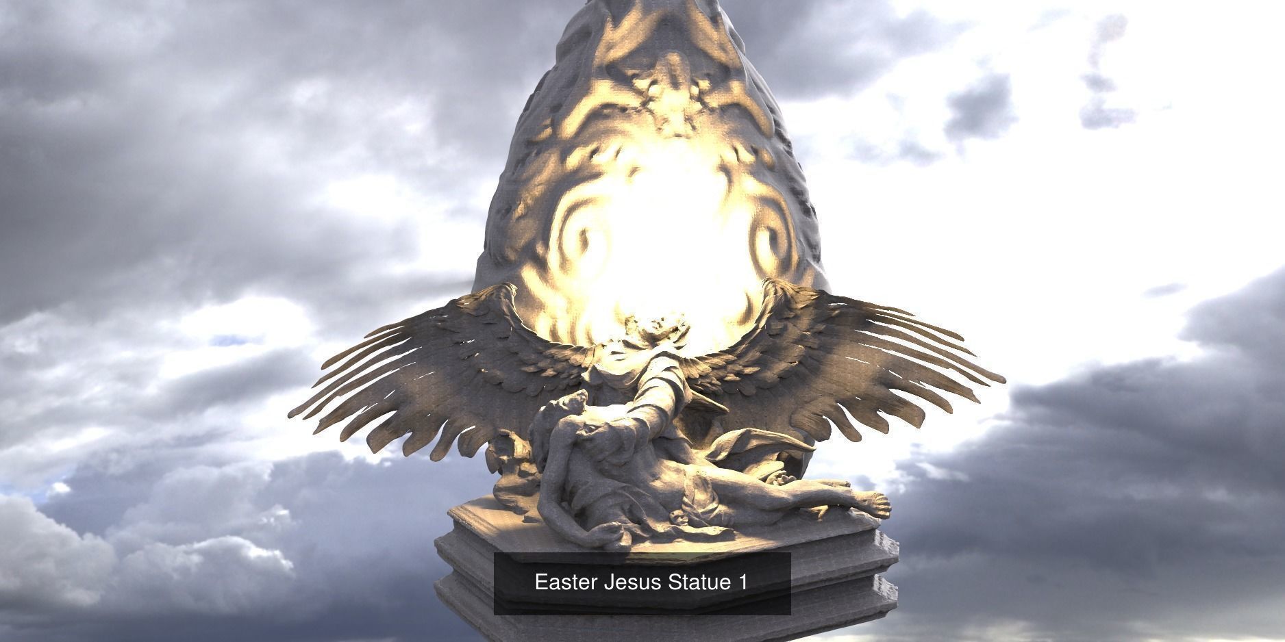 Easter Collection 1 statue of angel with wings _14