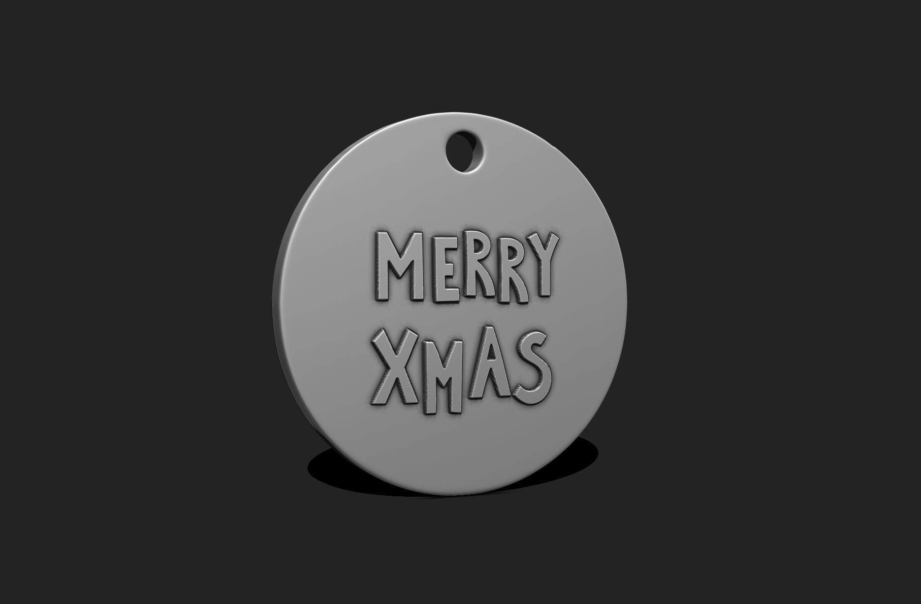 Christmas Ornament - Pendant -  Christmas Tree  - Decor - 10 3D print model_3