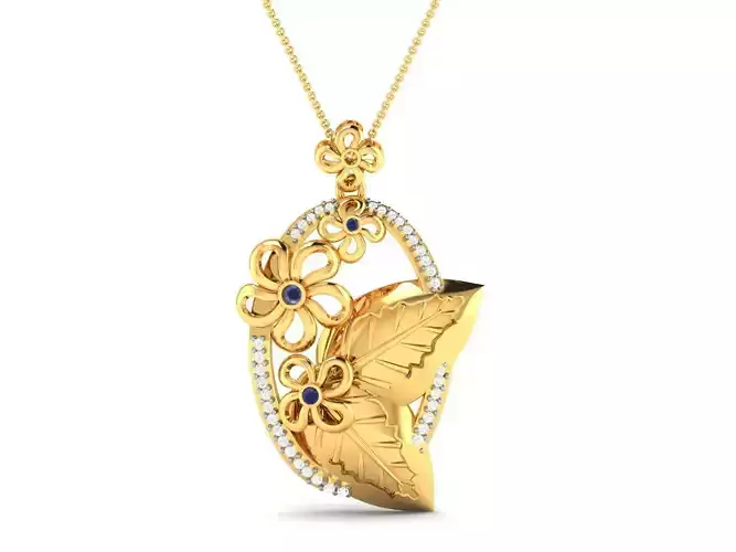 Women Pendant 3D print model