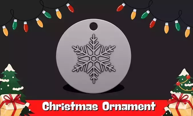 Christmas Ornament - Pendant -  Christmas Tree  - Decor - 11 3D print model