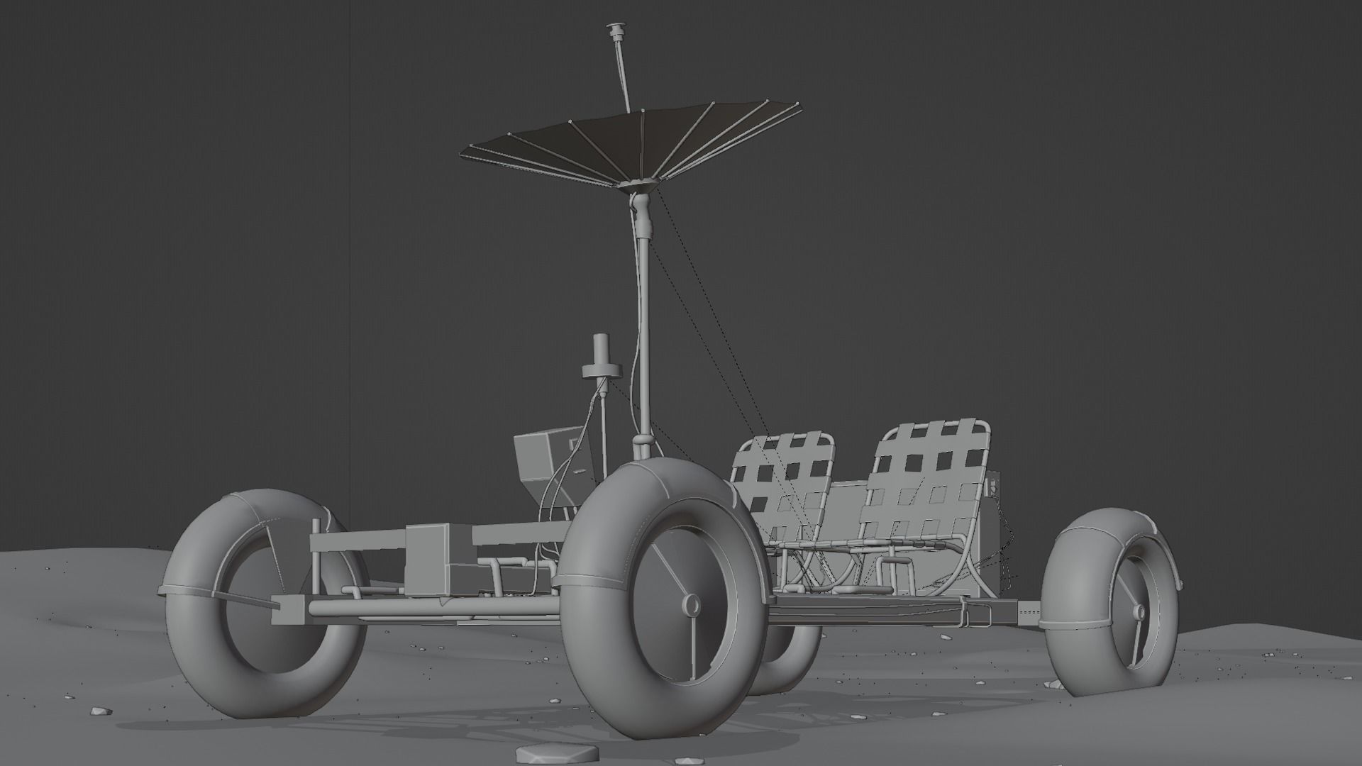 Moon Rover 3D model_3