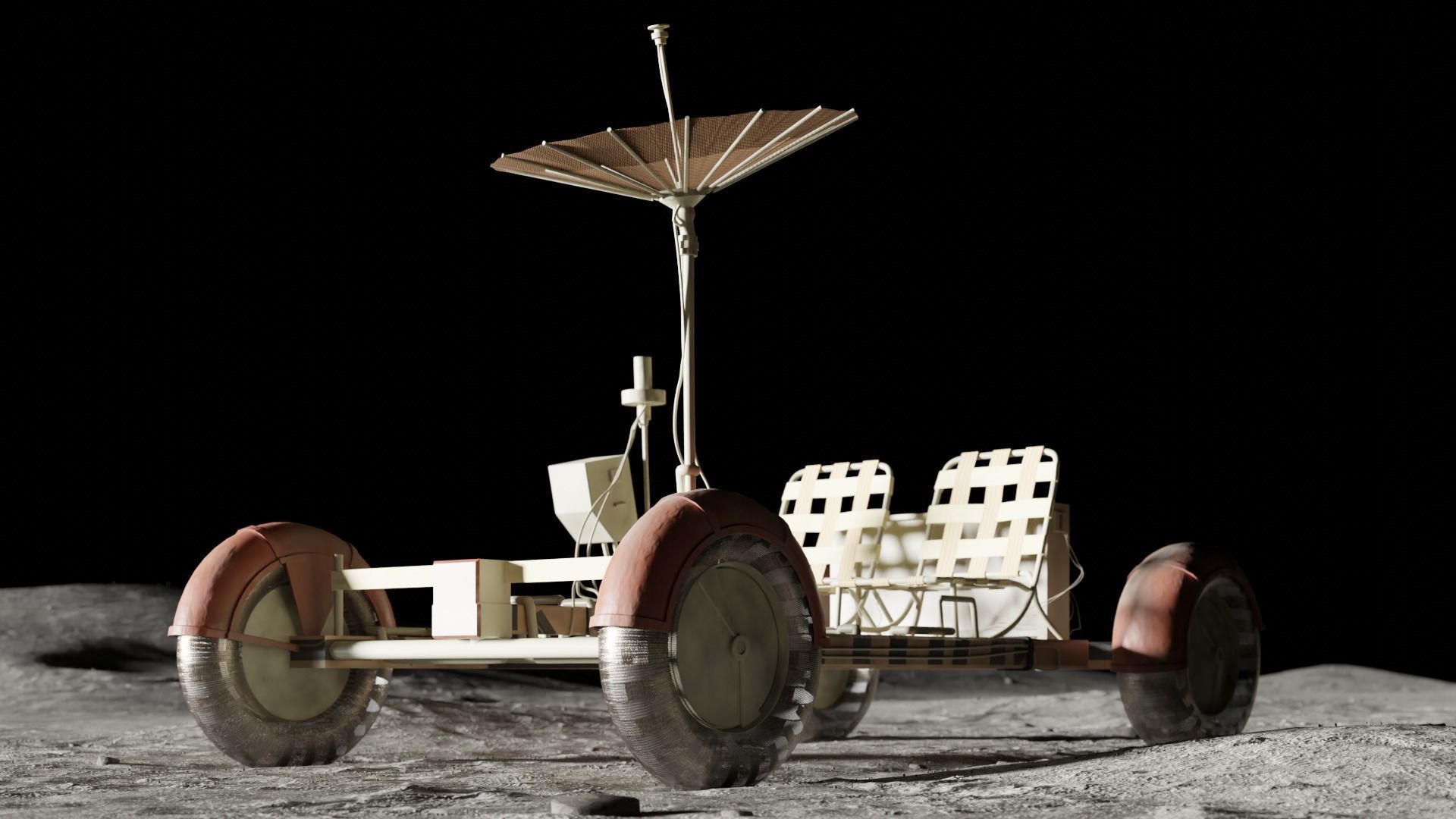 Moon Rover 3D model_2