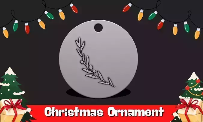 Christmas Ornament - Pendant -  Christmas Tree  - Decor - 13 3D print model