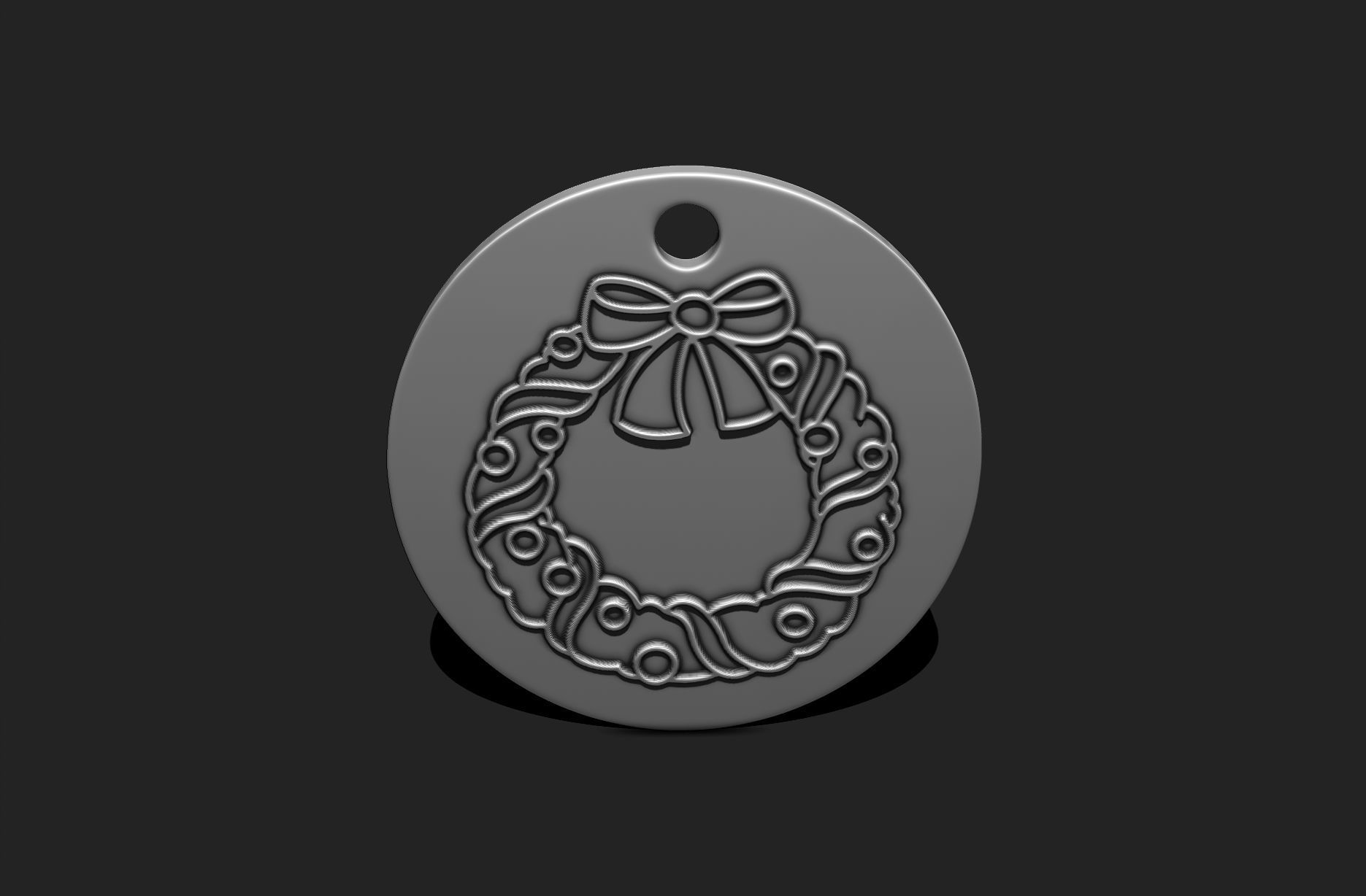 Christmas Ornament - Pendant -  Christmas Tree  - Decor - 14 3D print model_6