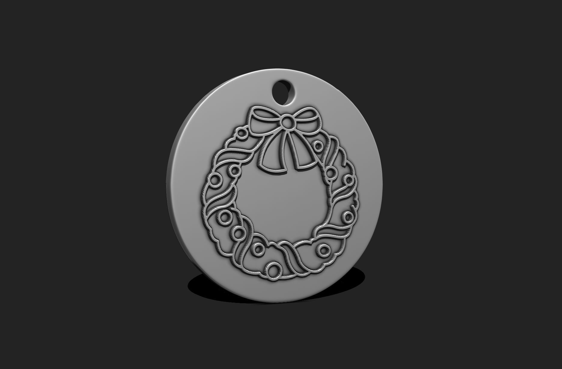 Christmas Ornament - Pendant -  Christmas Tree  - Decor - 14 3D print model_3