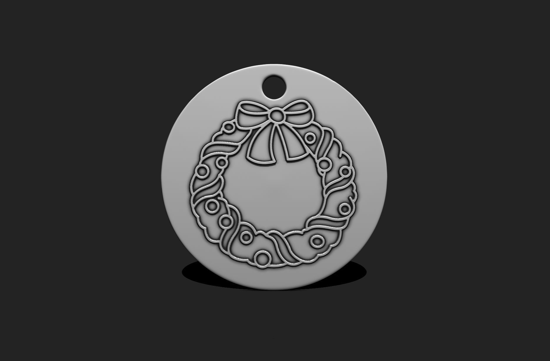 Christmas Ornament - Pendant -  Christmas Tree  - Decor - 14 3D print model_2