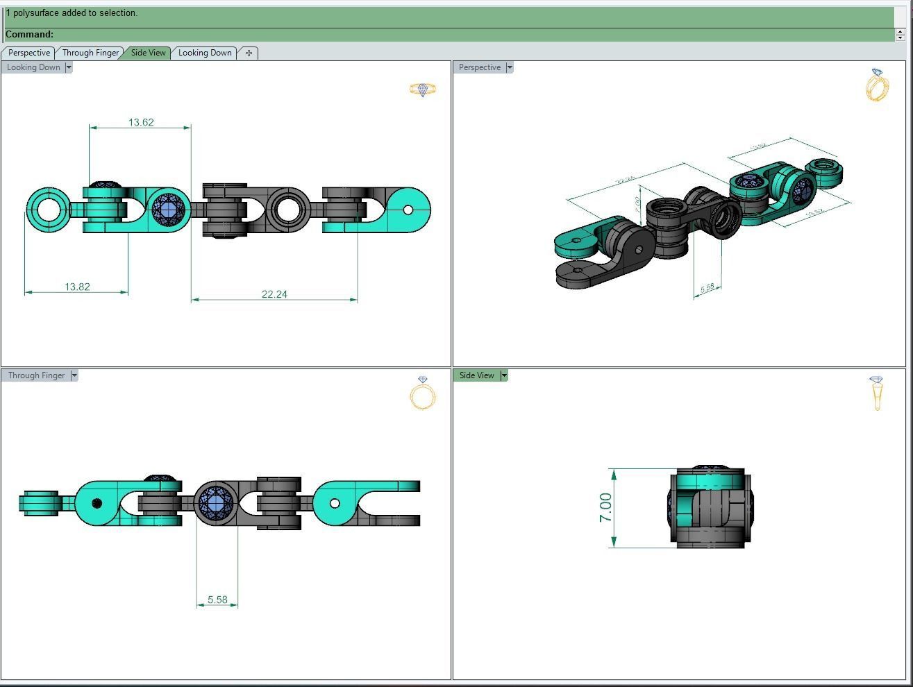 Eslabon para cadena chain link-ESL1122001 3D print model_4