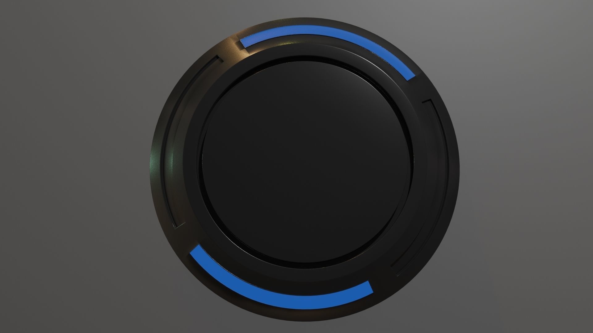SciFi Land Mine 3D model_3