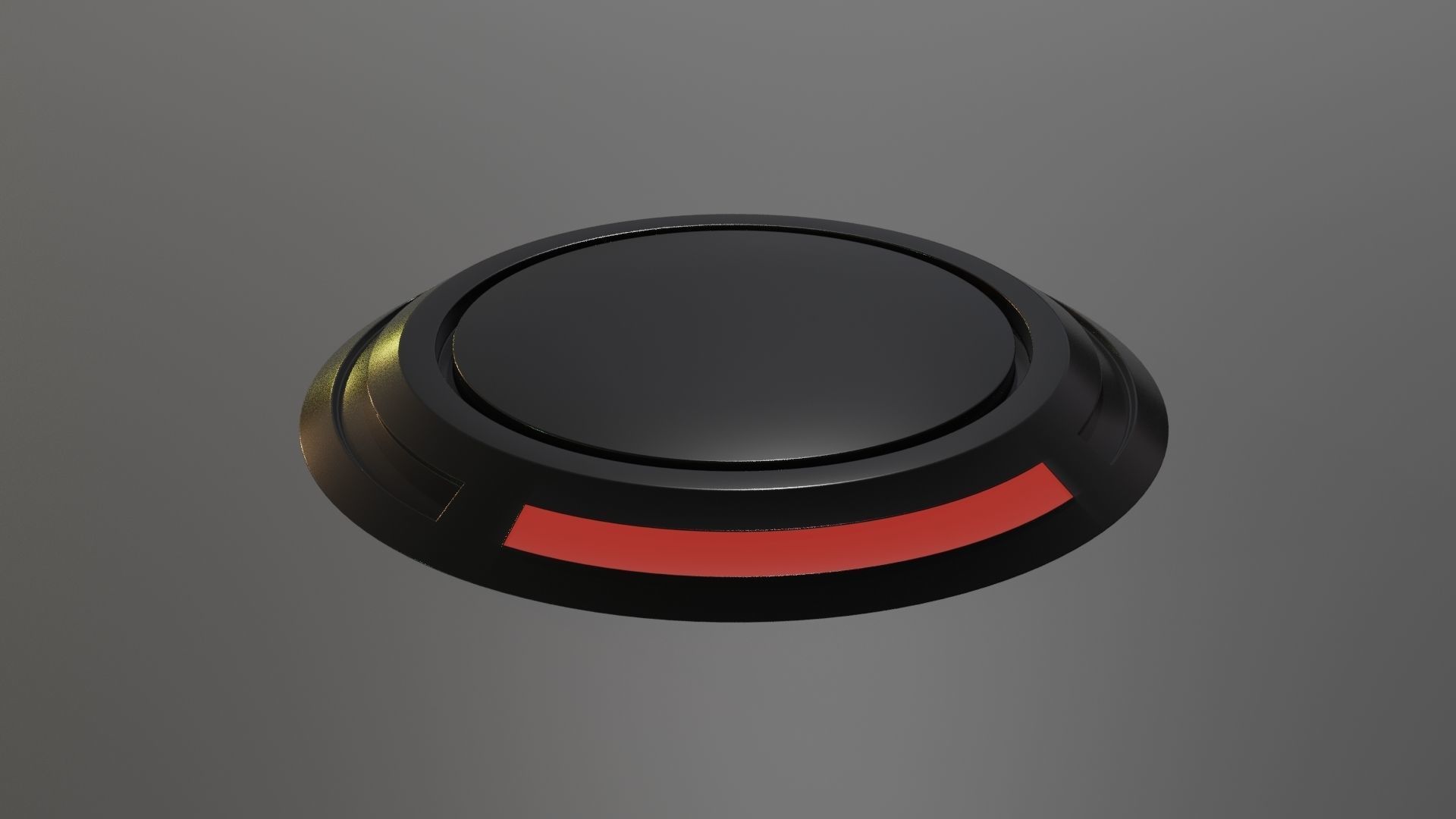 SciFi Land Mine 3D model_2