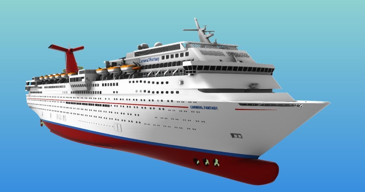 Cruise Ship 3d Printable