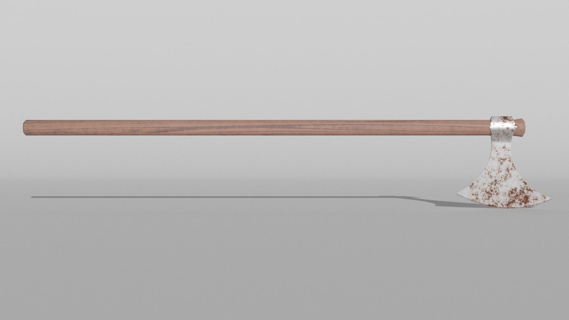 Dane Axe Low-poly 3D model_3